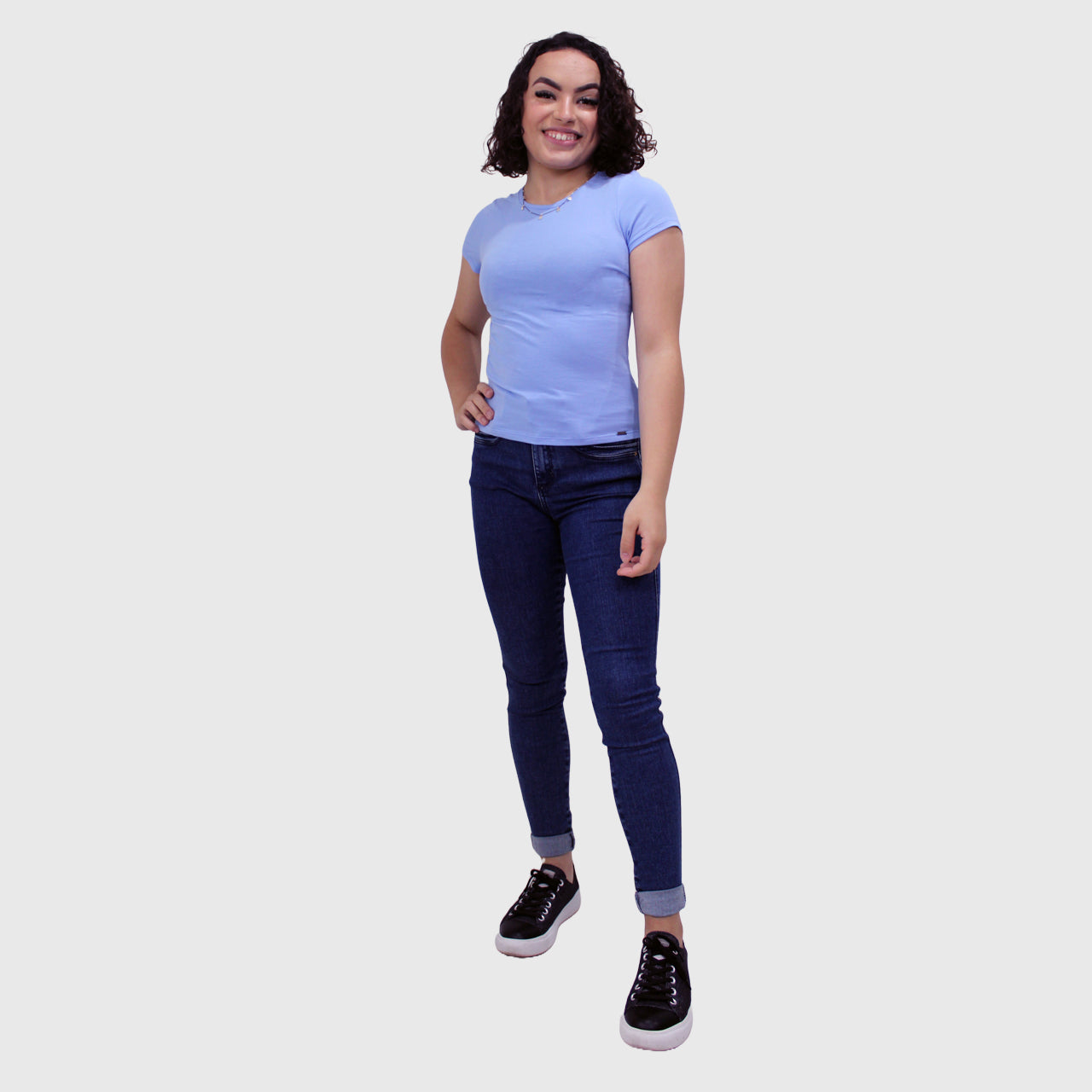 Blusa Marialícia Manga Curta em Algodão -