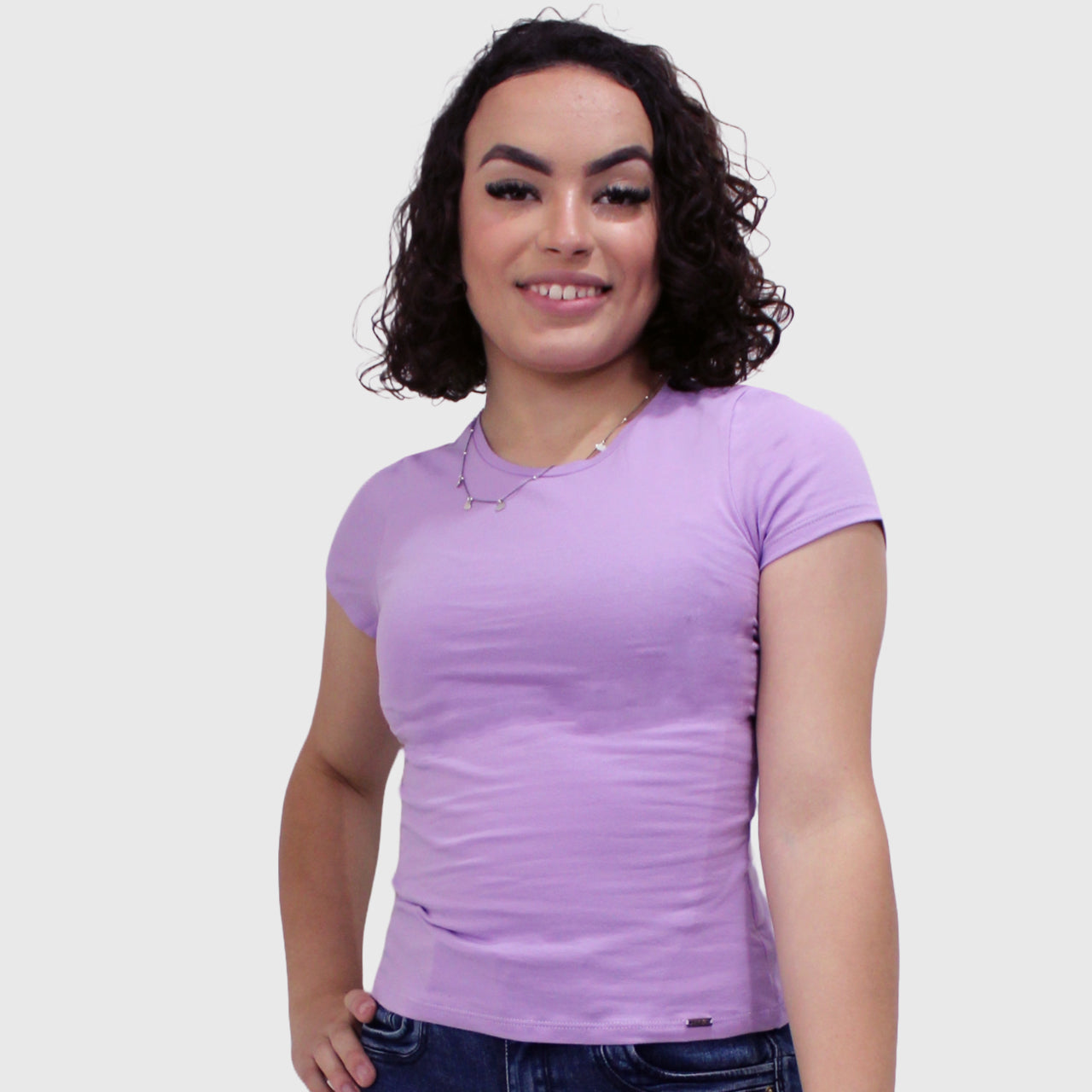 Blusa Marialícia Manga Curta em Algodão -