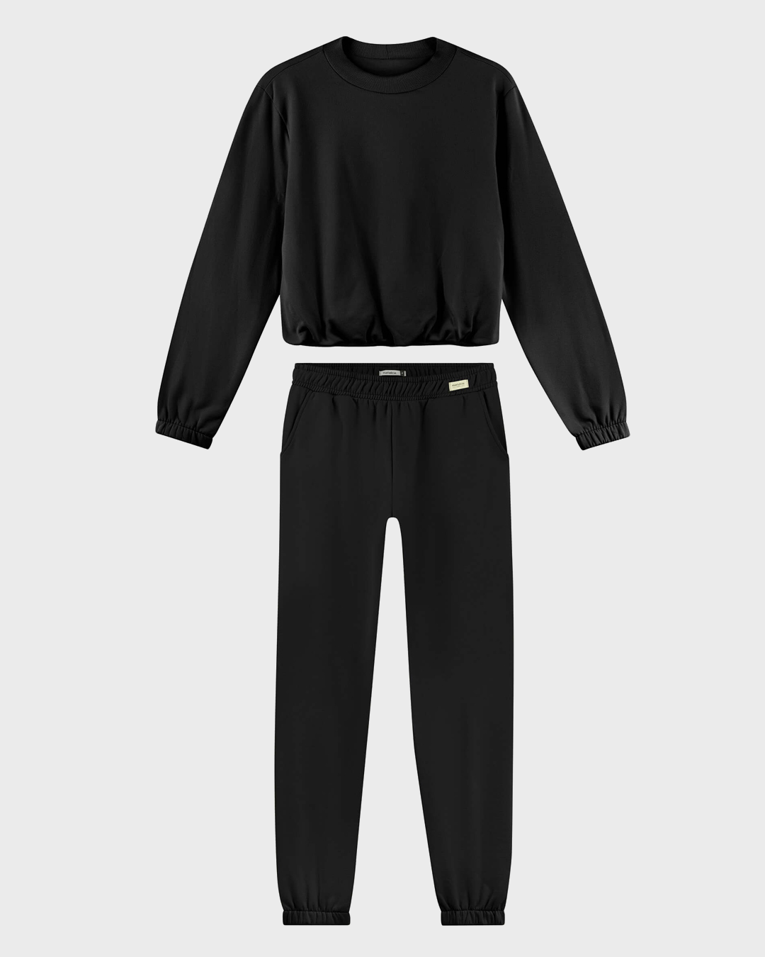 Conjunto Moletom Feminino Preto Marialícia