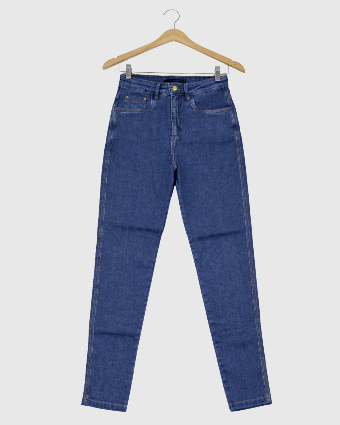 Calça Mom Jeans Oppnus Feminina Cintura Alta com Modelagem Larga -