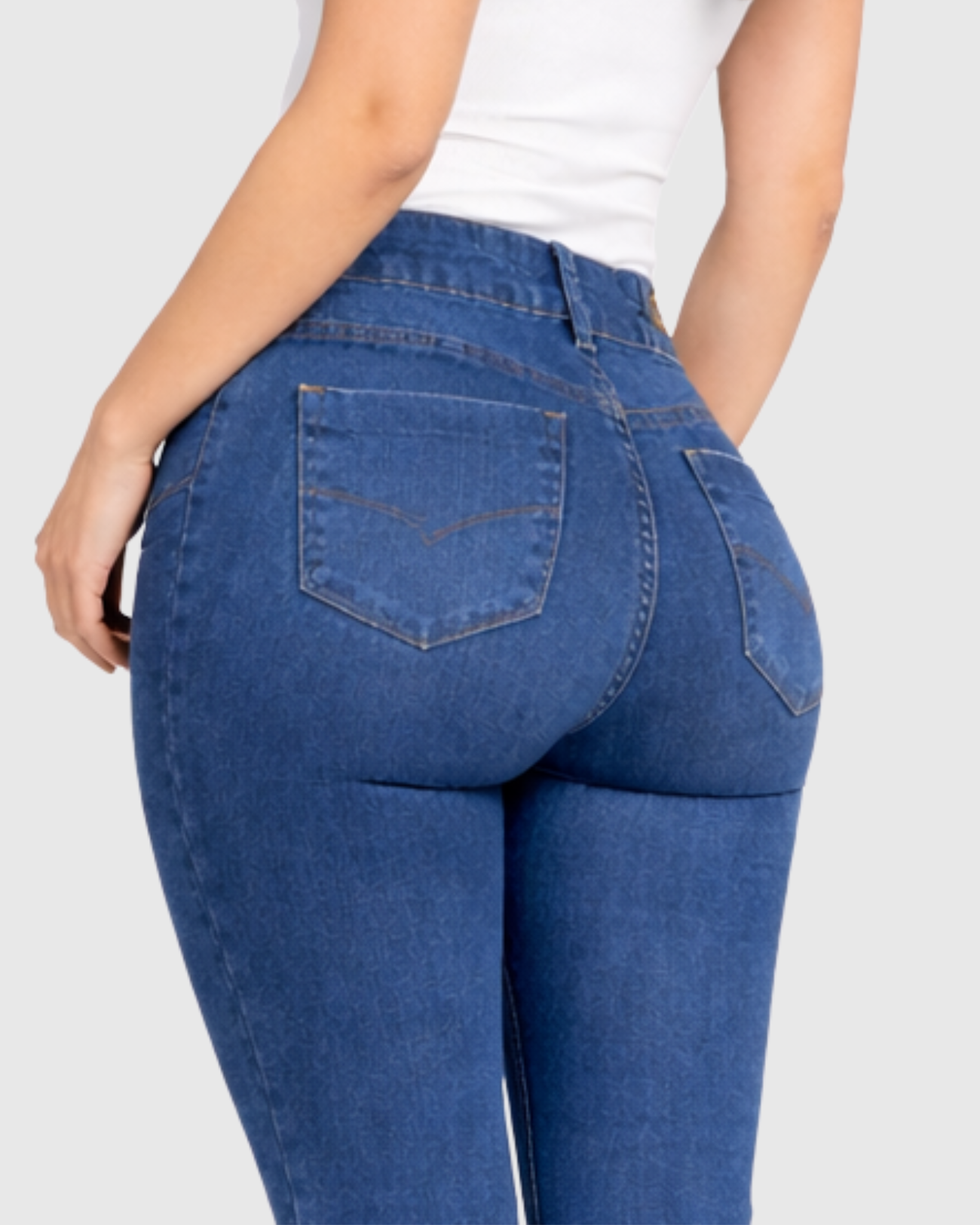 Calça Jeans Skinny Oppnus Feminina Cintura Alta com Sculp Up