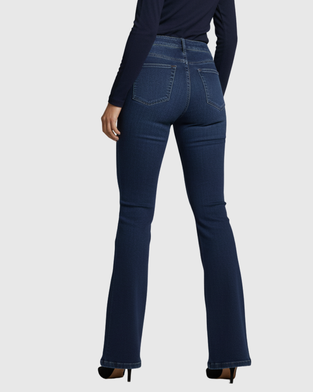 Calça Bootcut Cintura Alta com Efeito Modelador – Oppnus Jeans