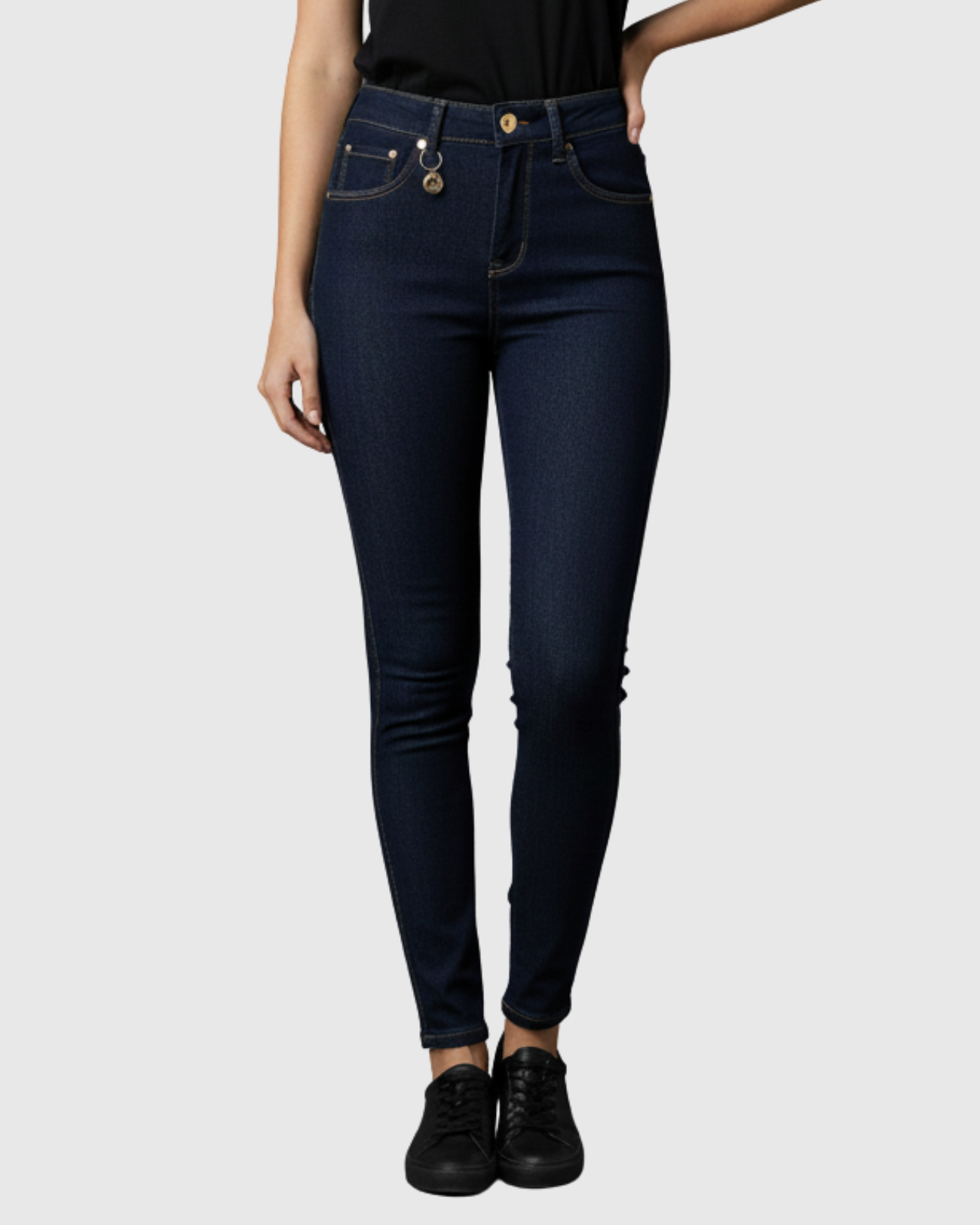 Calça Jeans Skinny Levanta Bumbum Oppnus Sculpt Up Cintura Alta