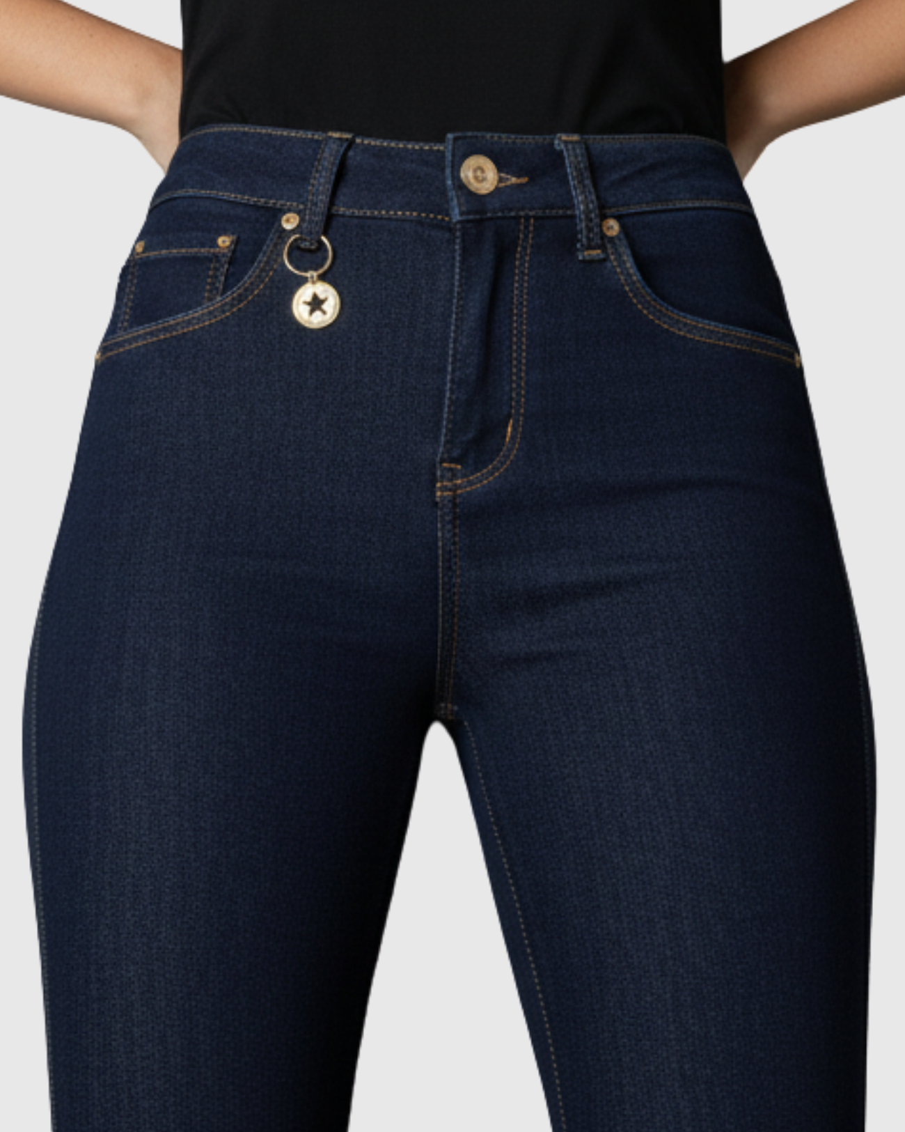 Calça Jeans Skinny Levanta Bumbum Oppnus Sculpt Up Cintura Alta