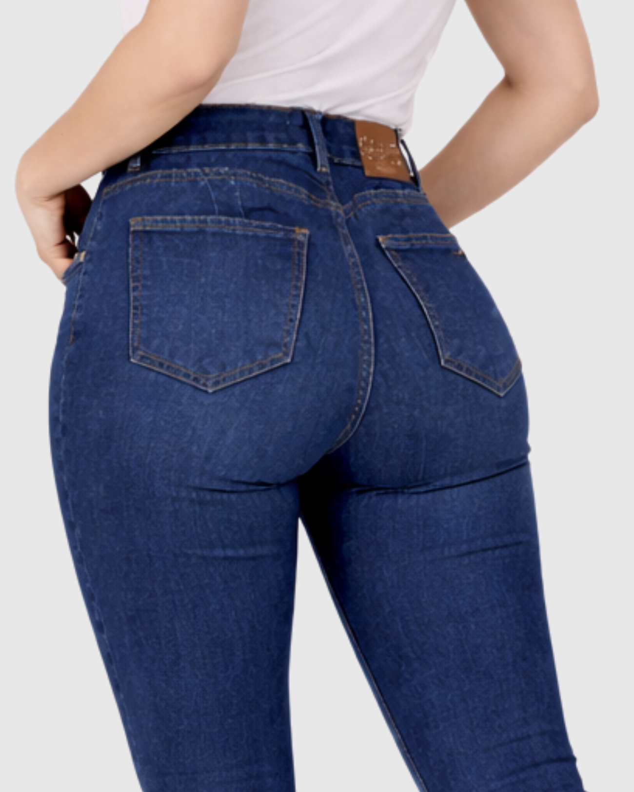 Calça Jeans Skinny Oppnus Feminina Cintura Alta Levanta Bumbum -