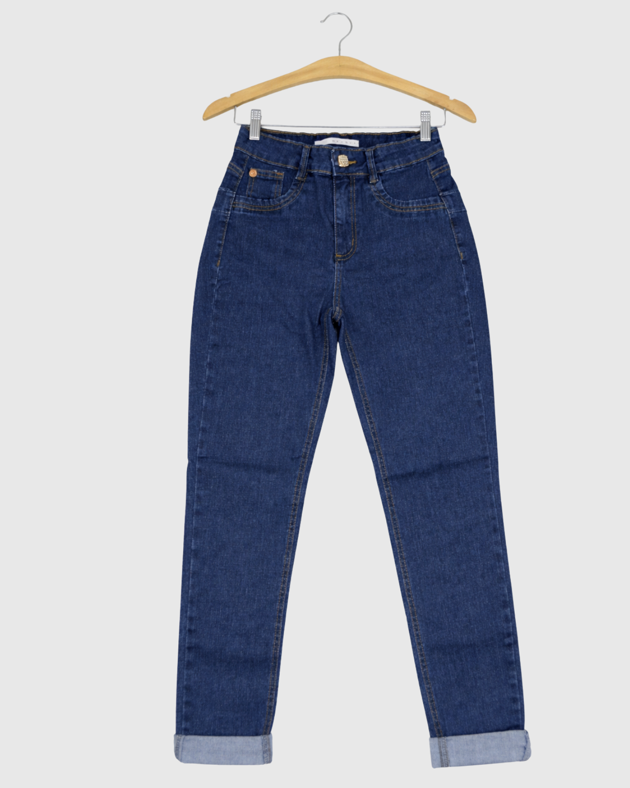 Calça Jeans Skinny Oppnus Feminina Cintura Alta Levanta Bumbum -