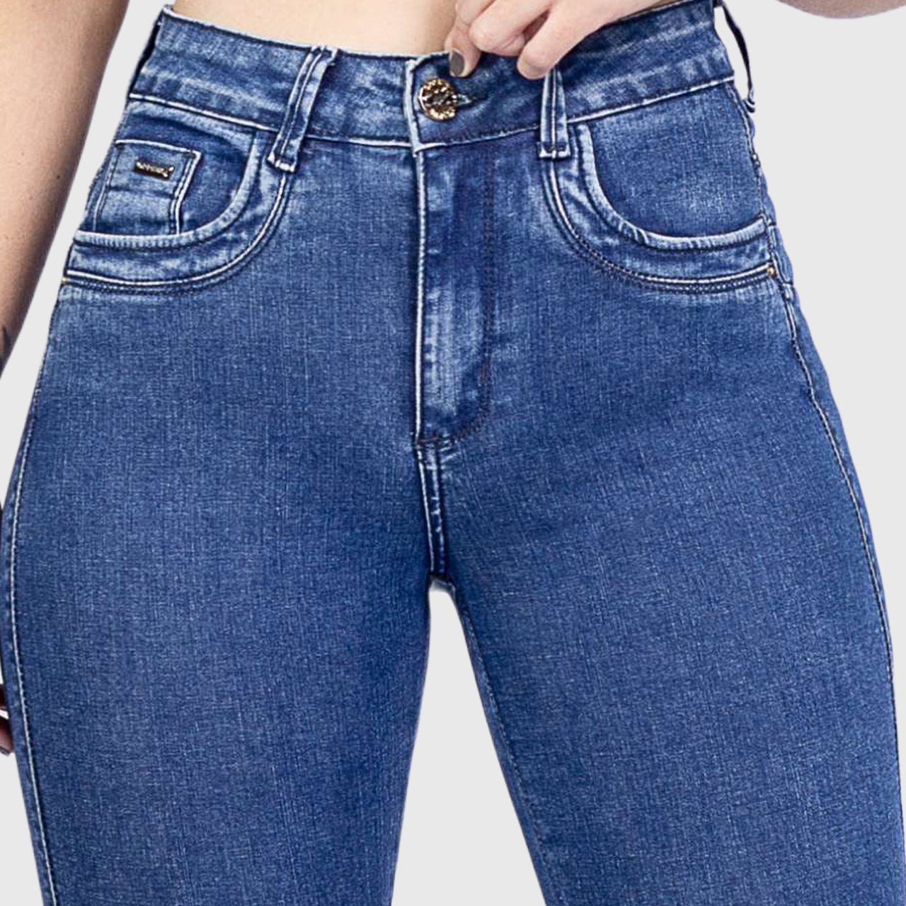Compre já: Calça Oppnus Bootcut Jeans com Cinto - Estilo e elegância –  Astryd Modas