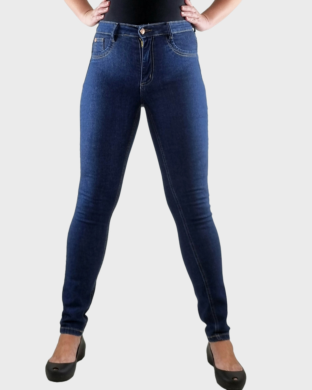 Calça Skinny Cintura Alta Levanta Bumbum – Oppnus Jeans