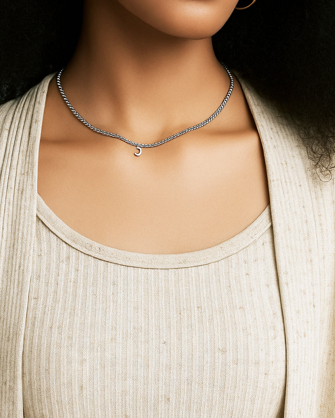 Conjunto Feminino Marialícia Regata + Cardigan Off-White