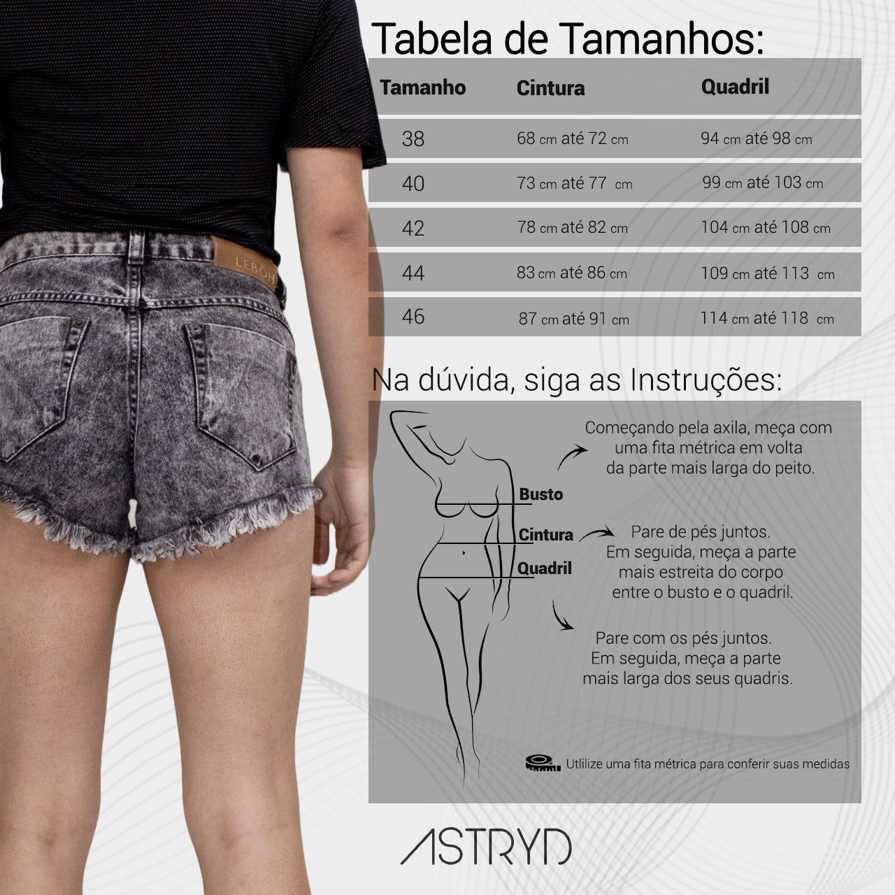 Shorts Lebôh Jeans com Barra Desfiada Preto -