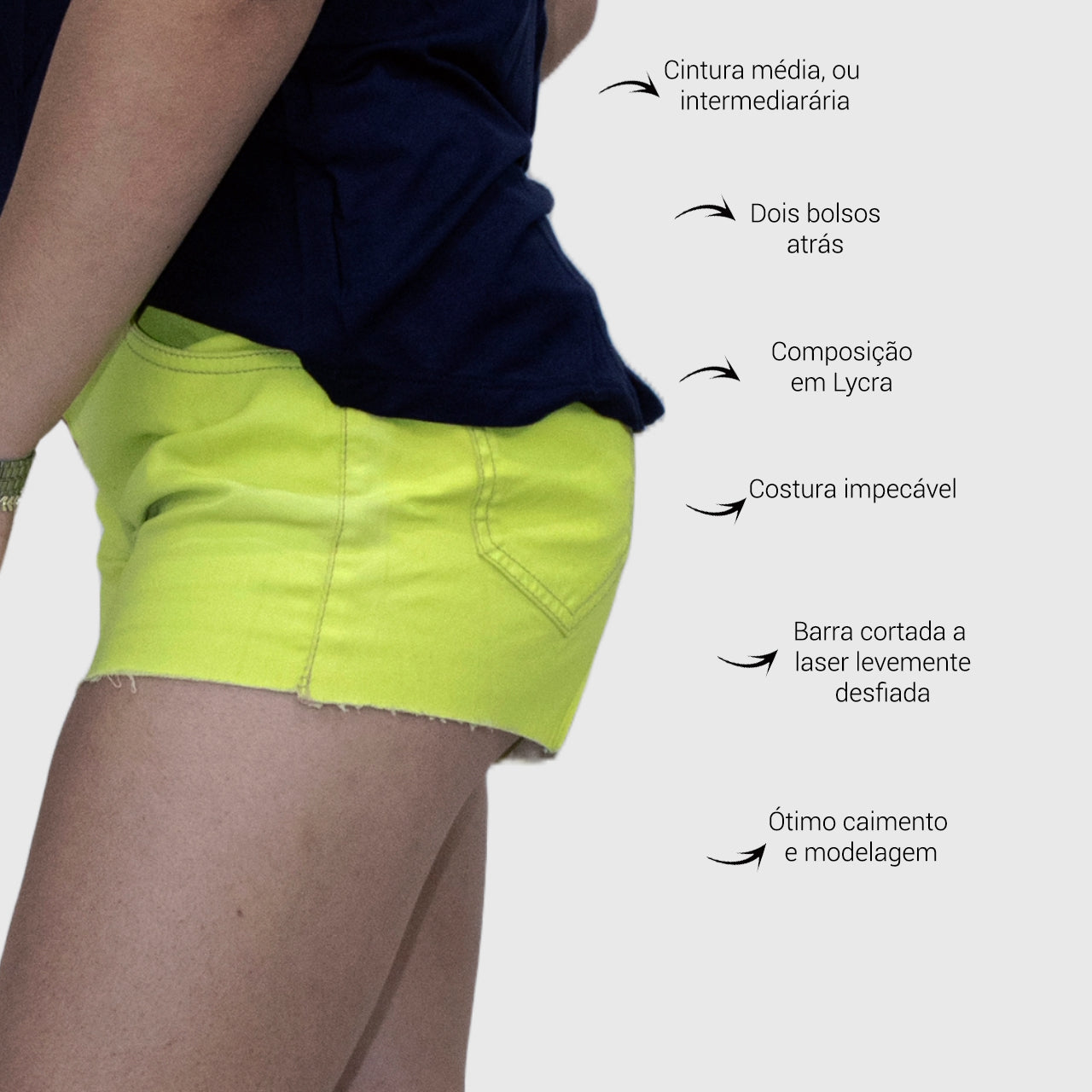 Shorts Lebôh Resinado Verde -