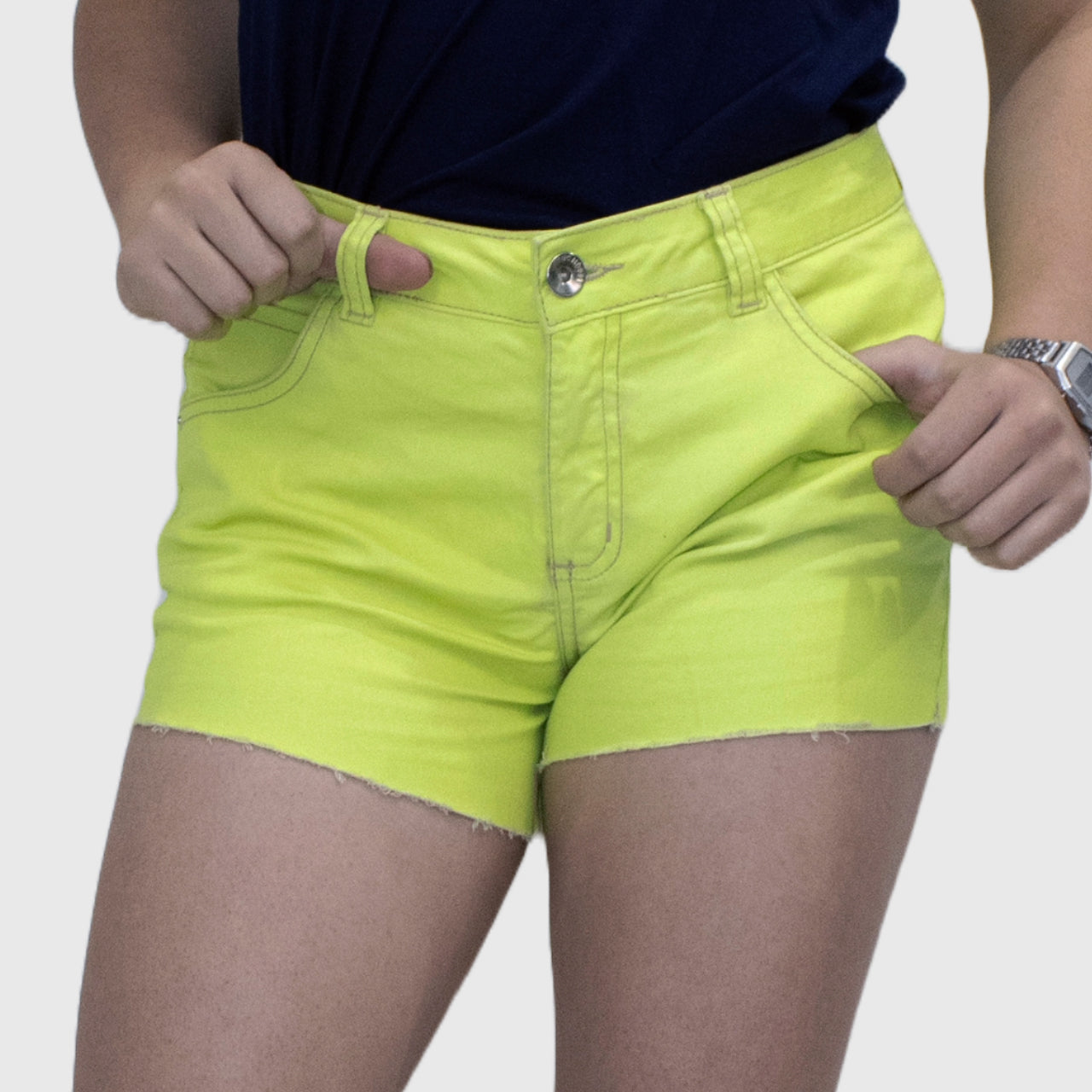 Shorts Lebôh Resinado Verde - Verde Casual