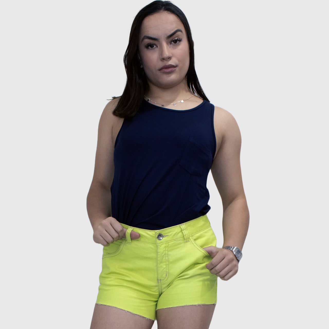 Shorts Lebôh Resinado Verde -