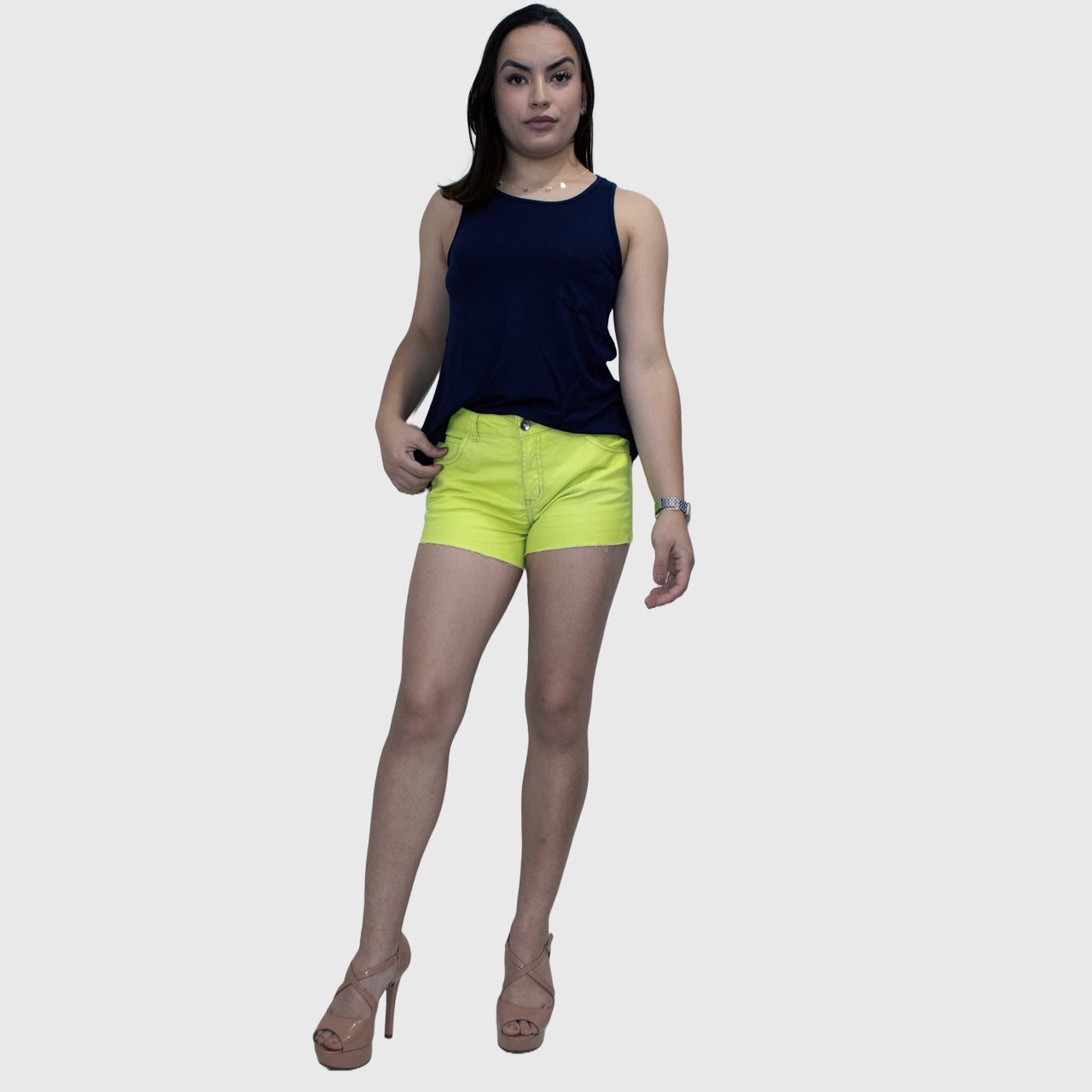 Shorts Lebôh Resinado Verde -